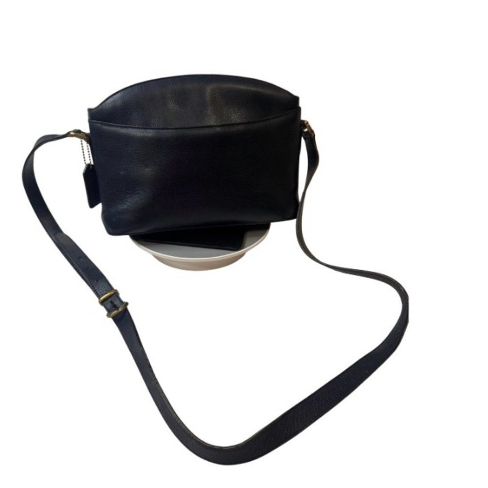 Vintage Coach Madison Regis 4405 bag Navy in leather adjustable strap